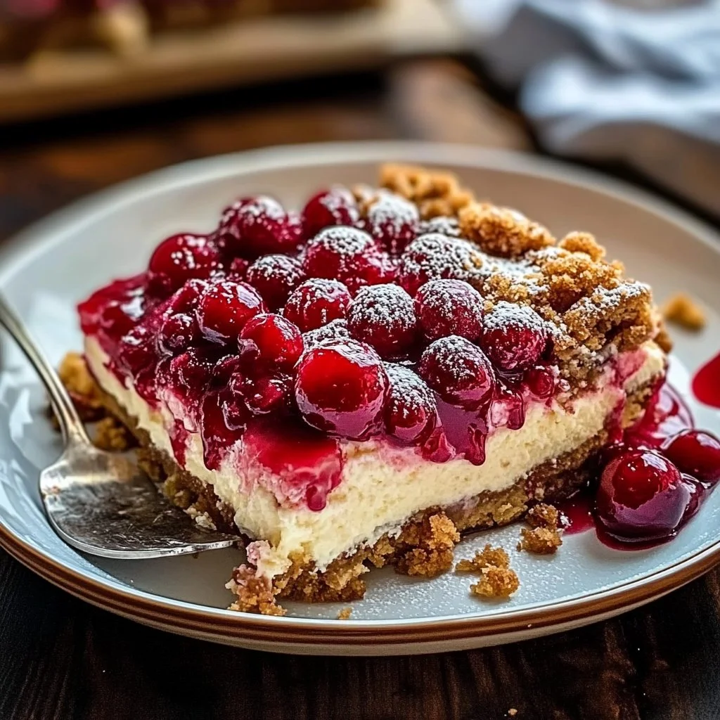 Cherry Cheesecake Dump Cake