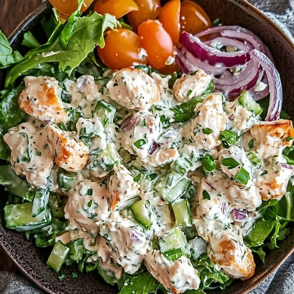 Cottage Cheese Chicken Salad