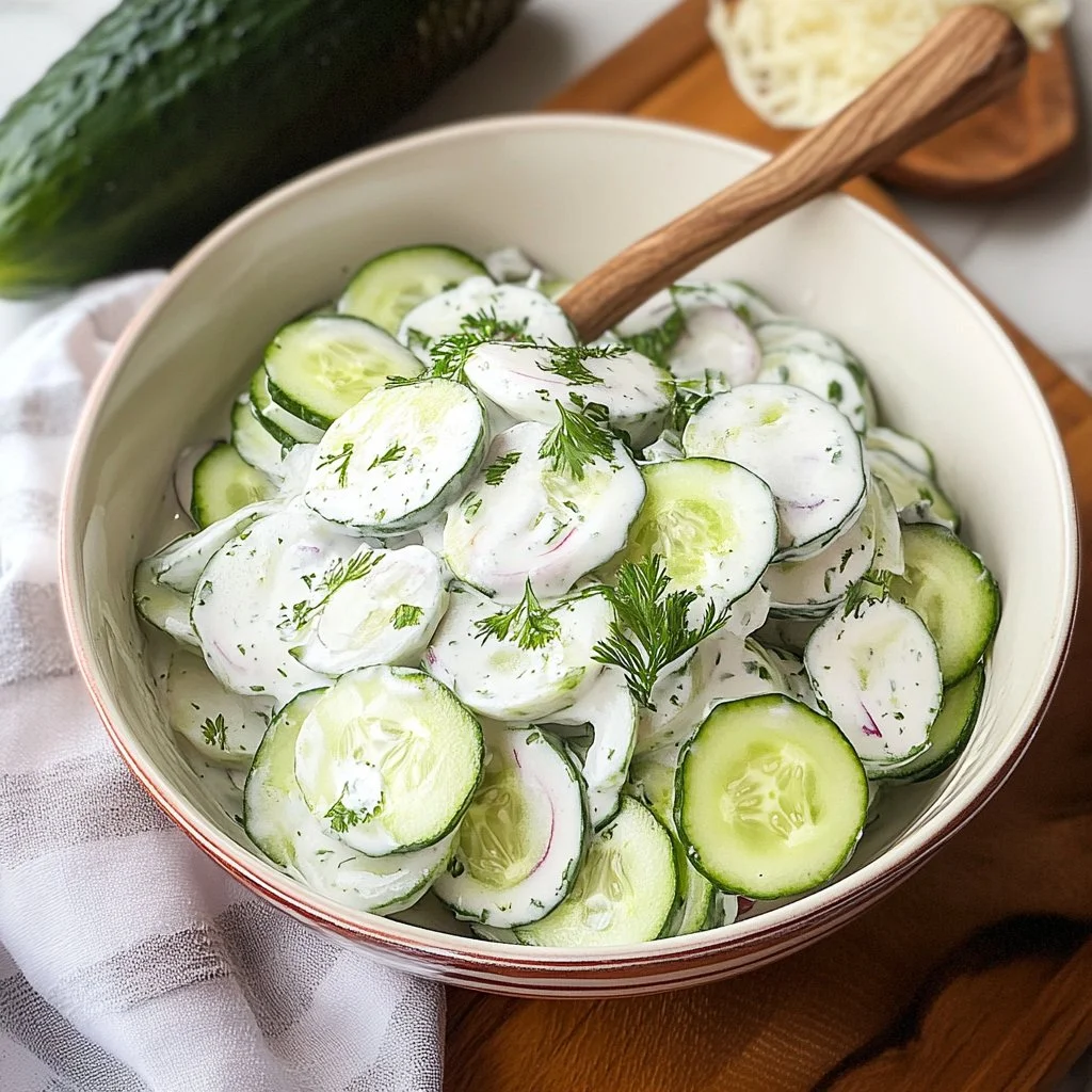 Creamy Cucumber Salad