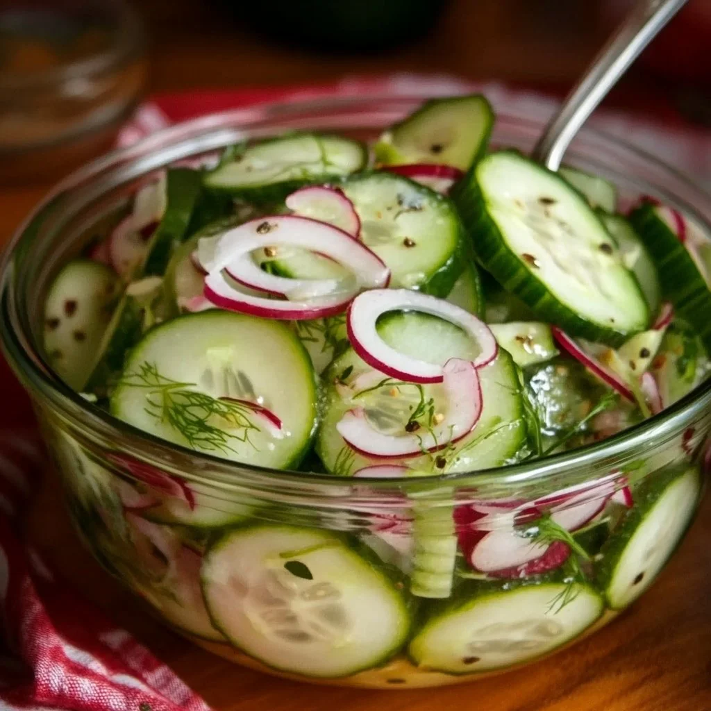 Refrigerator Cucumber Salad