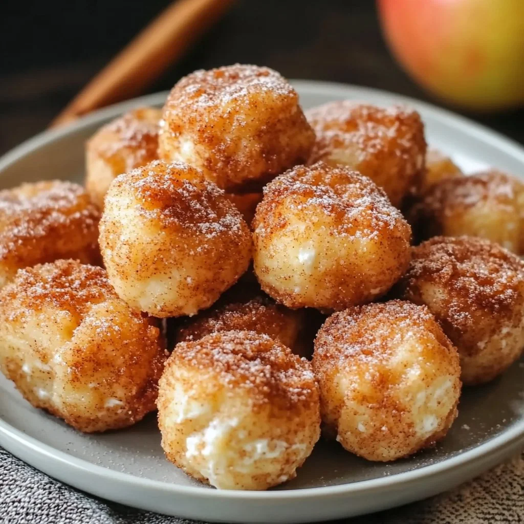Cinnamon Apple Cottage Cheese Bites
