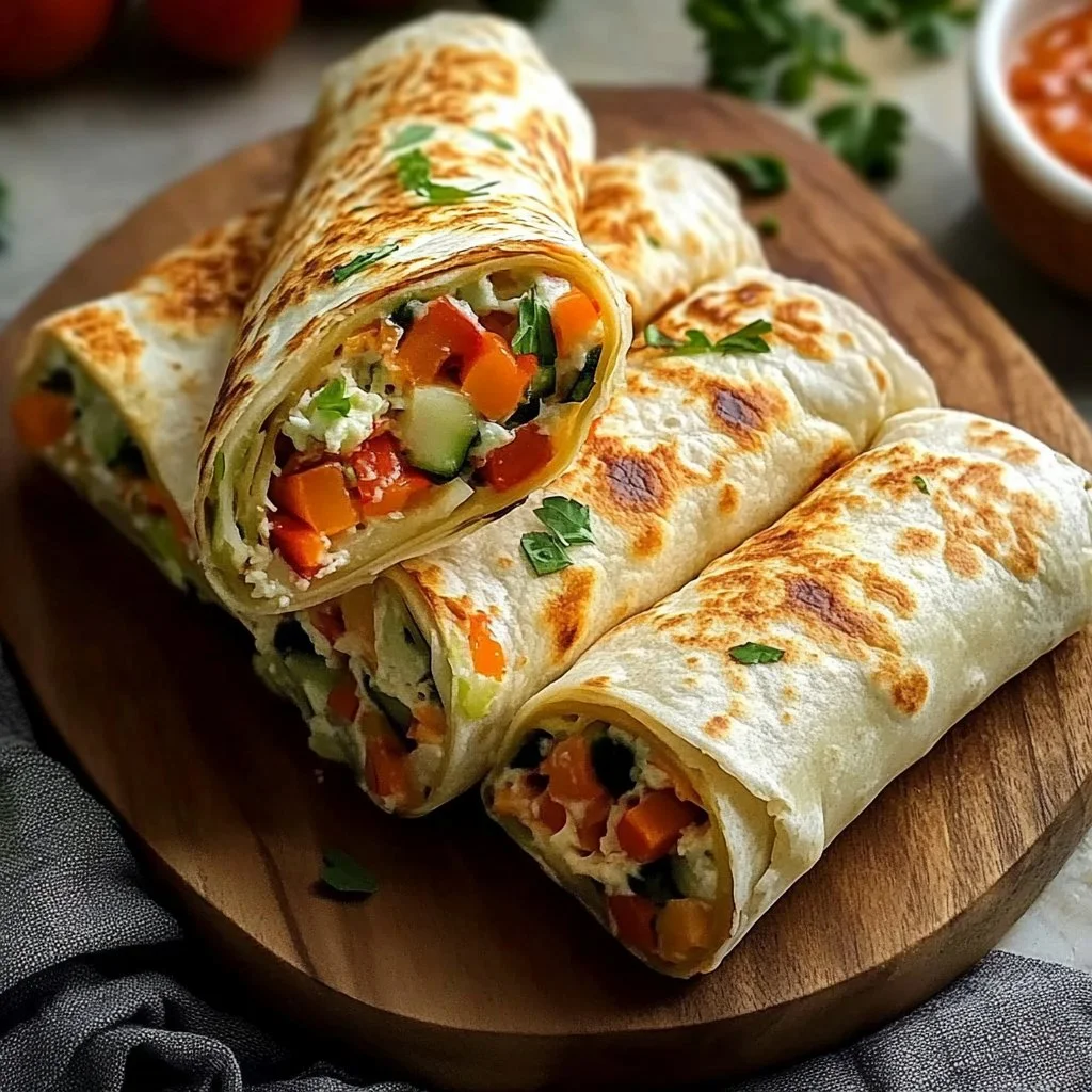 Vegetable Tortilla Roll Ups