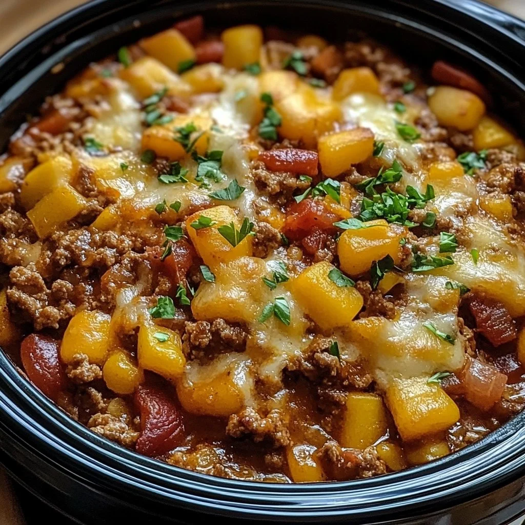 Slow Cooker Cowboy Casserole
