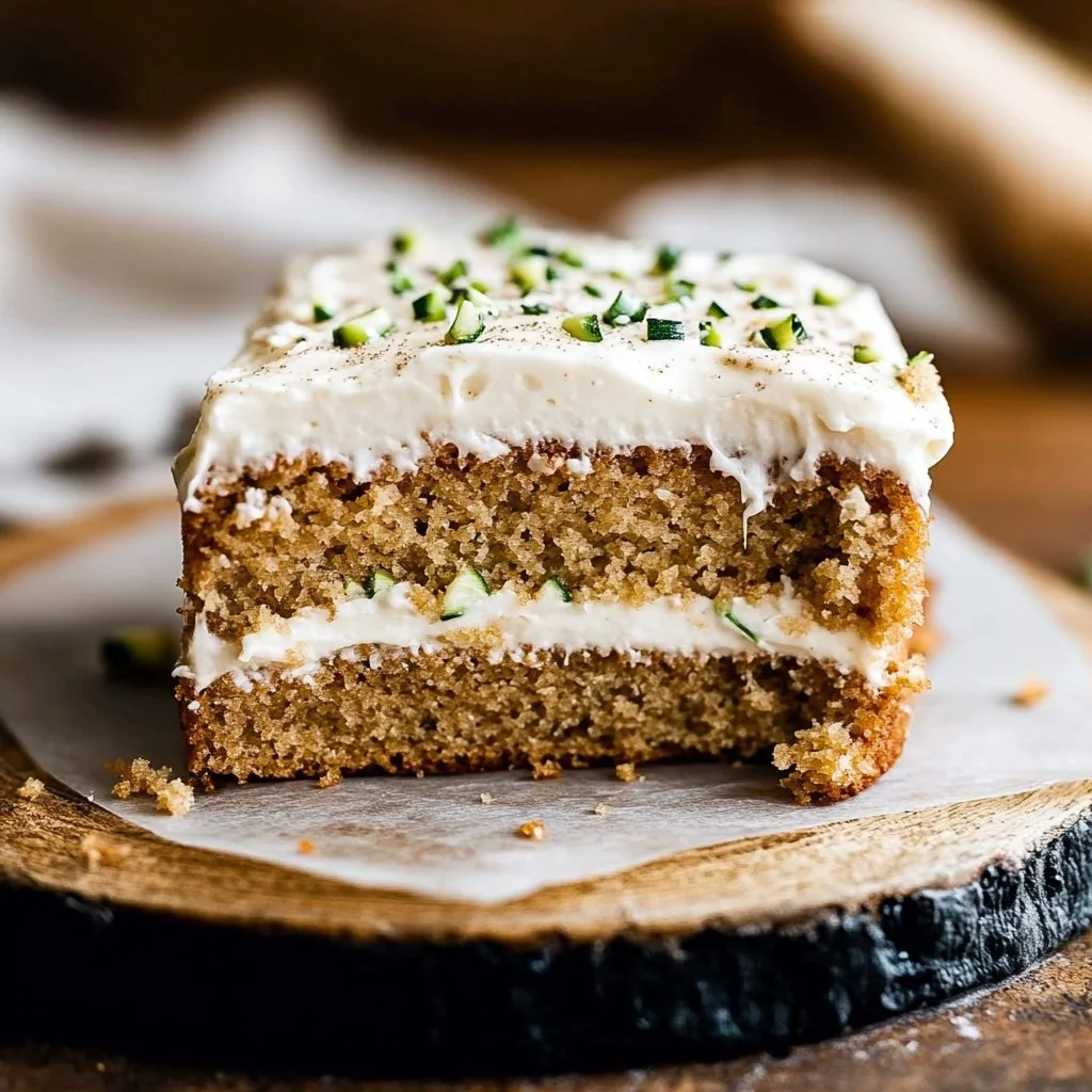 Old Fashioned Zucchini Cake with Cream Cheese Frosting