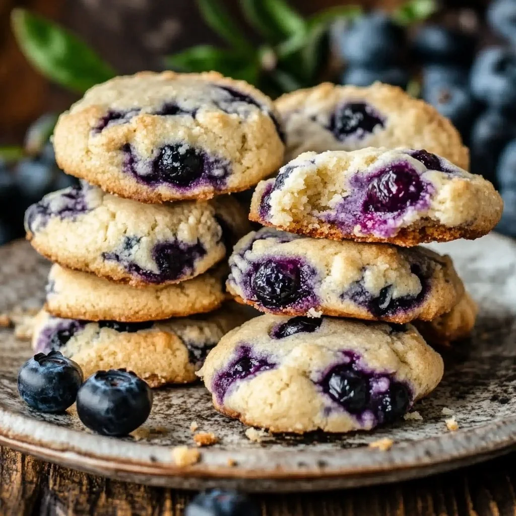 Blueberry Cheesecake Cookies