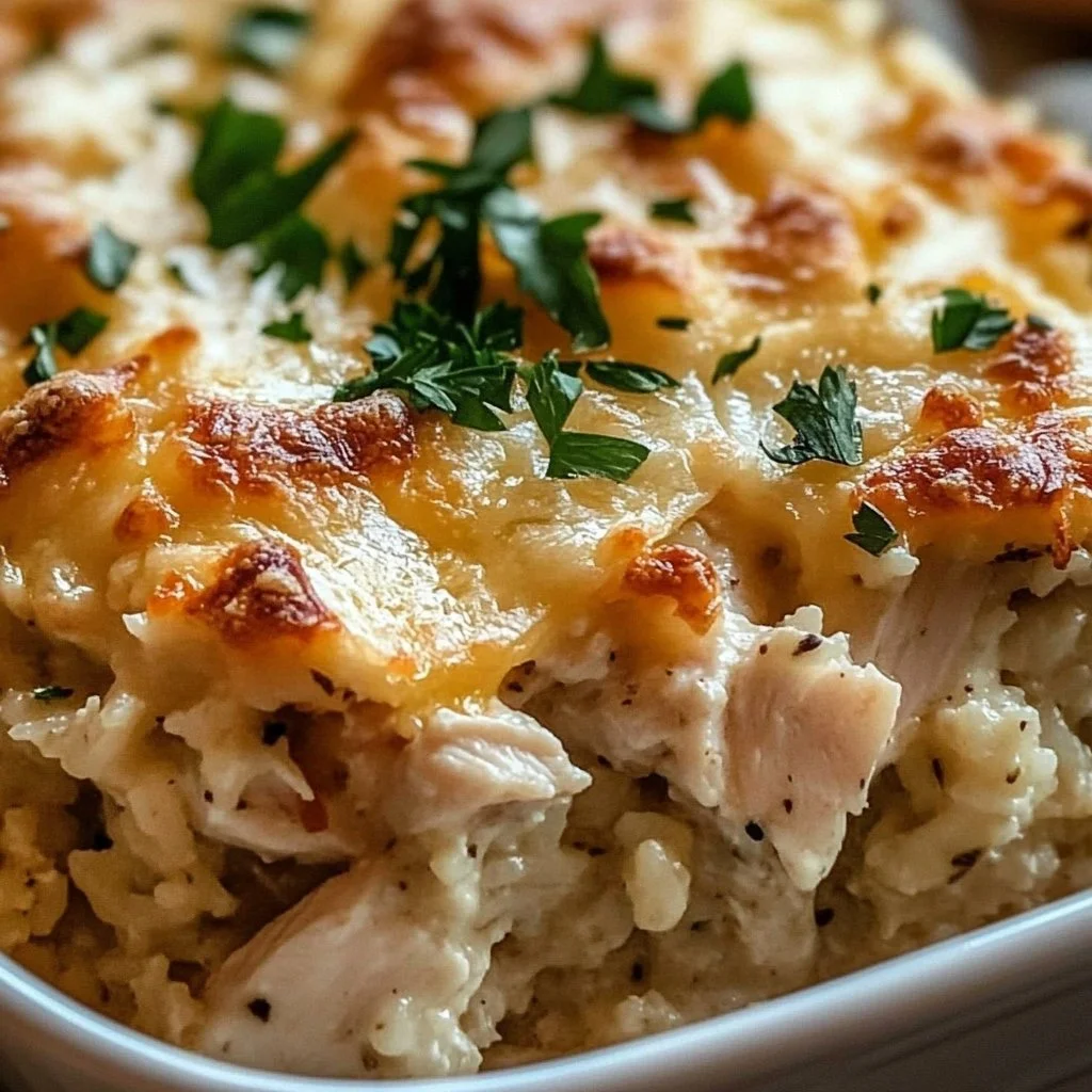 Chicken Cauliflower Rice Casserole