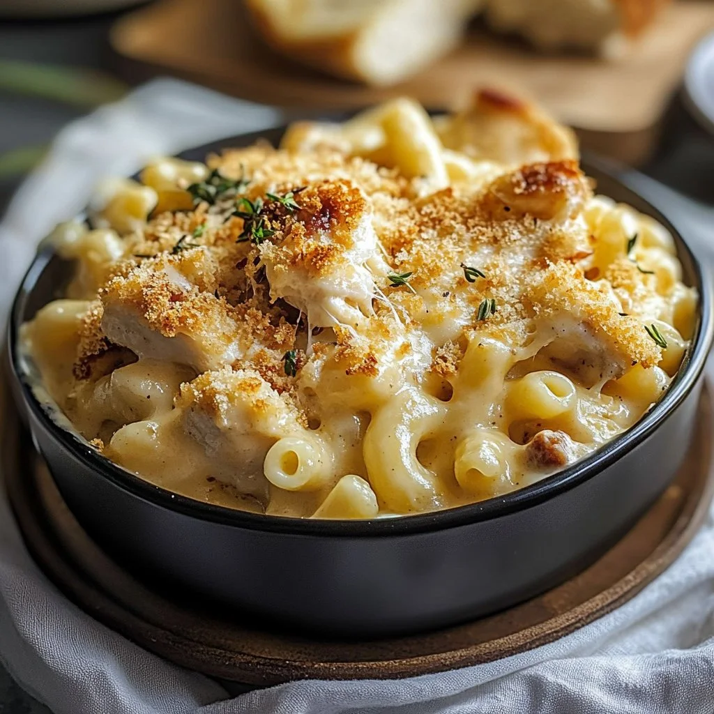 Creamy Chicken Mac and Cheese