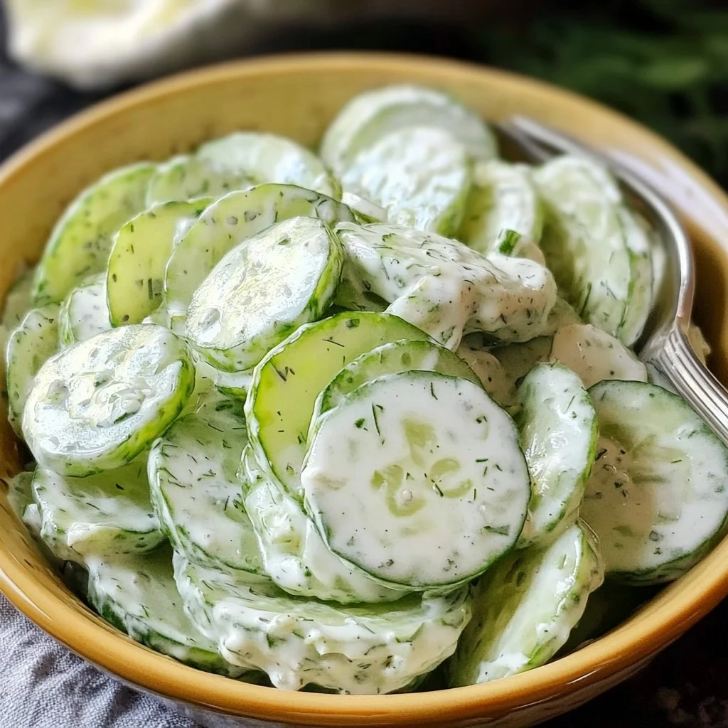 Creamy Cucumber Salad