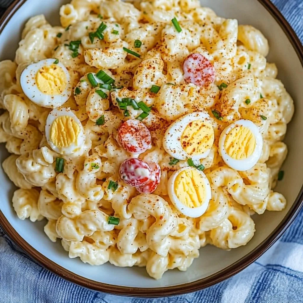 Deviled Egg Pasta Salad