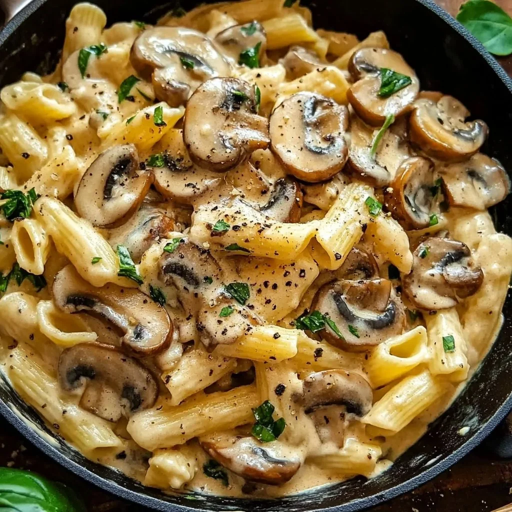 Creamy Tuscan Mushroom Pasta Skillet: Easy Comfort Food Bliss