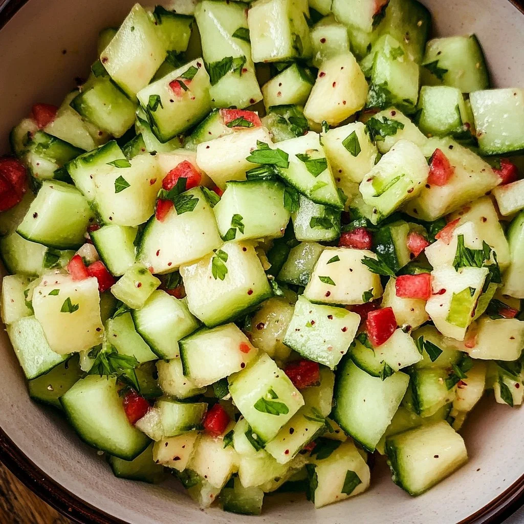 Crisp Cucumber Apple Salad