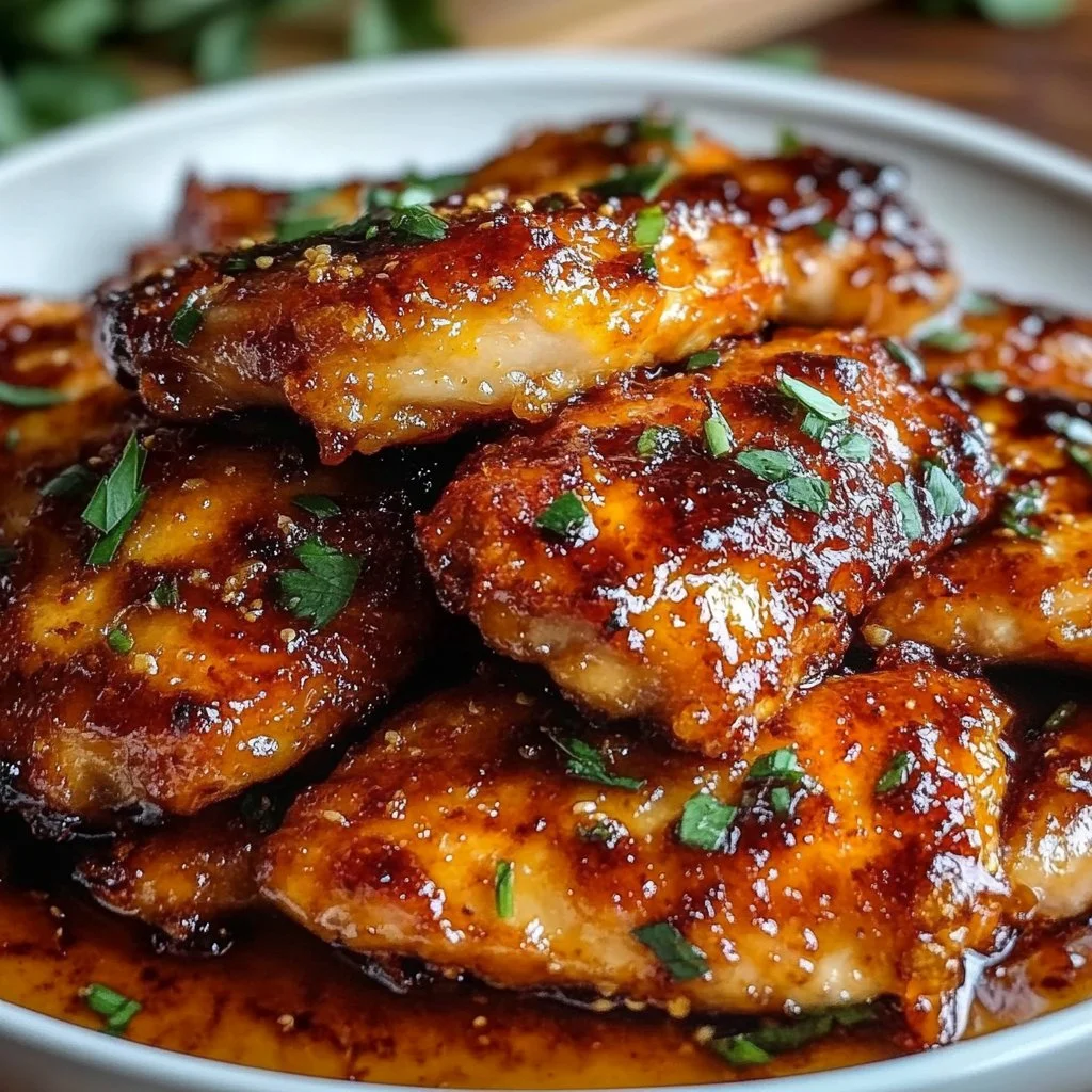 Crispy Baked Hot Honey Chicken