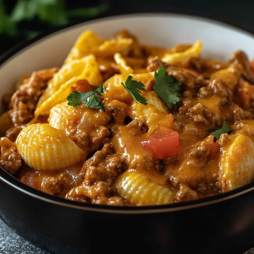 Crock Pot Taco Shells and Cheese