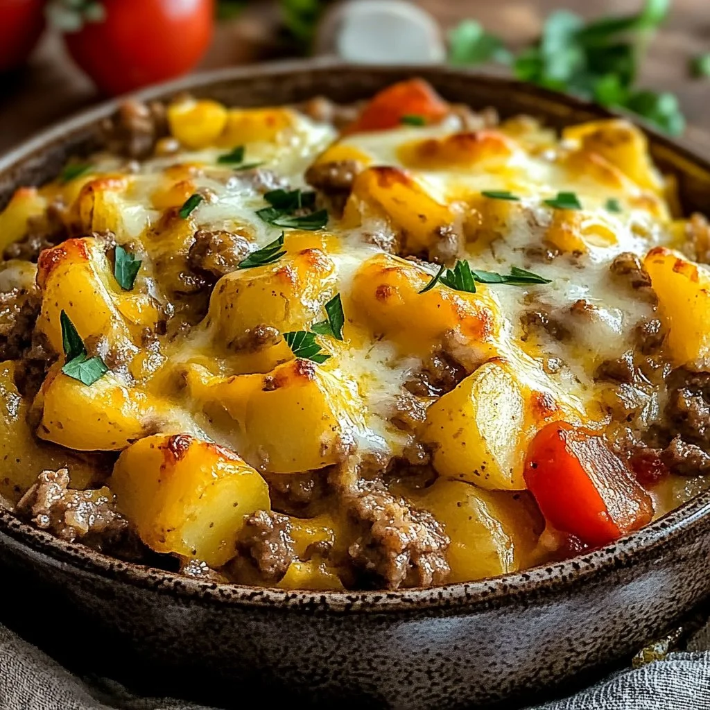 Slow Cooker Cowboy Potato Casserole