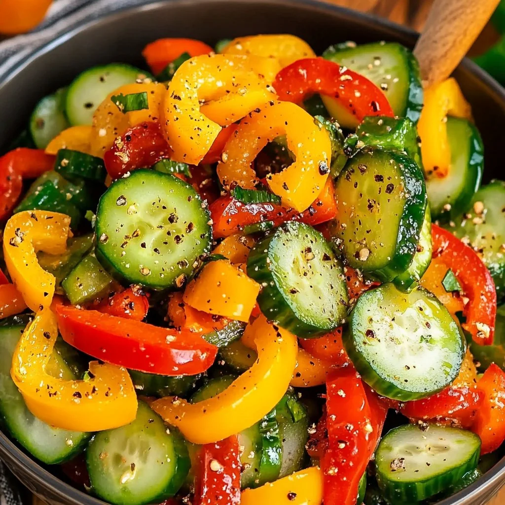 Cucumber and Sweet Pepper Salad