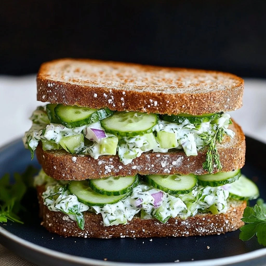 Flavorful Cucumber Salad Sandwiches