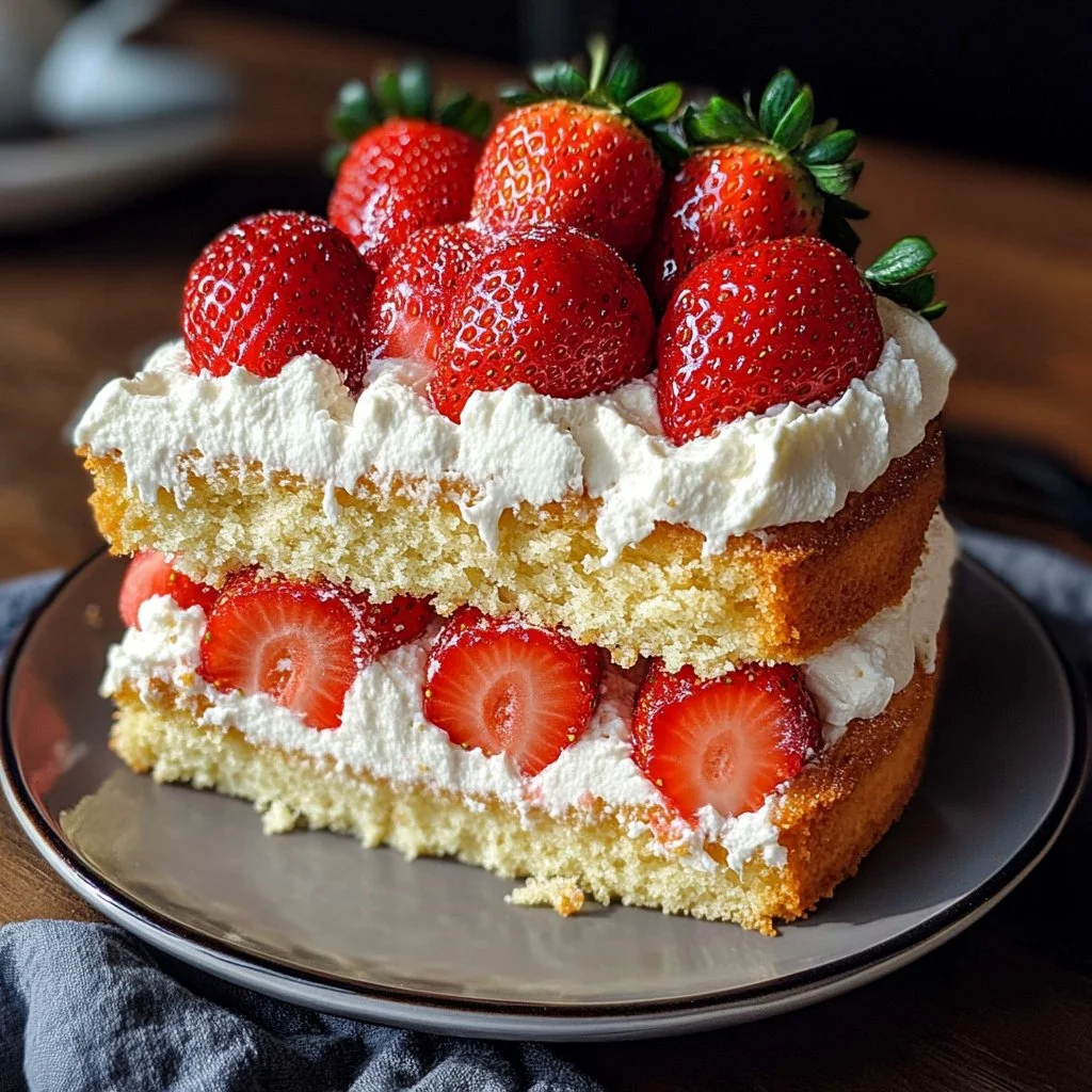 Unforgettable Strawberry Shortcake Cake in 5 Simple Steps