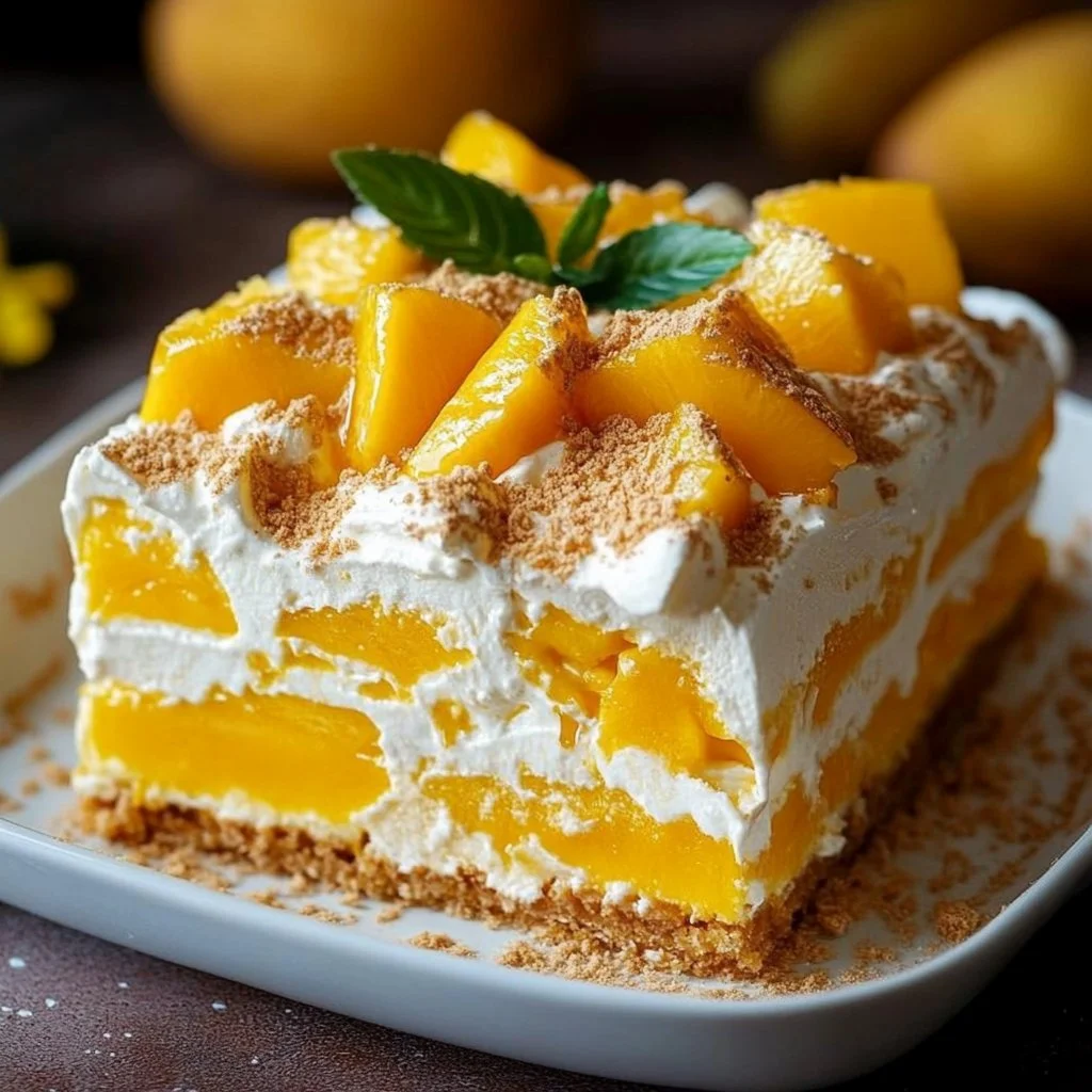 Irresistible No-Bake Mango Float Delight