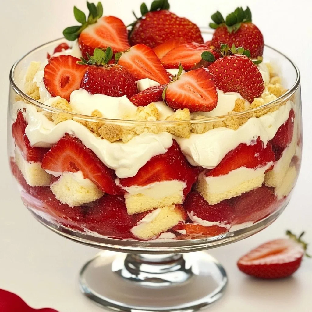 Irresistible Strawberry Trifle Recipe