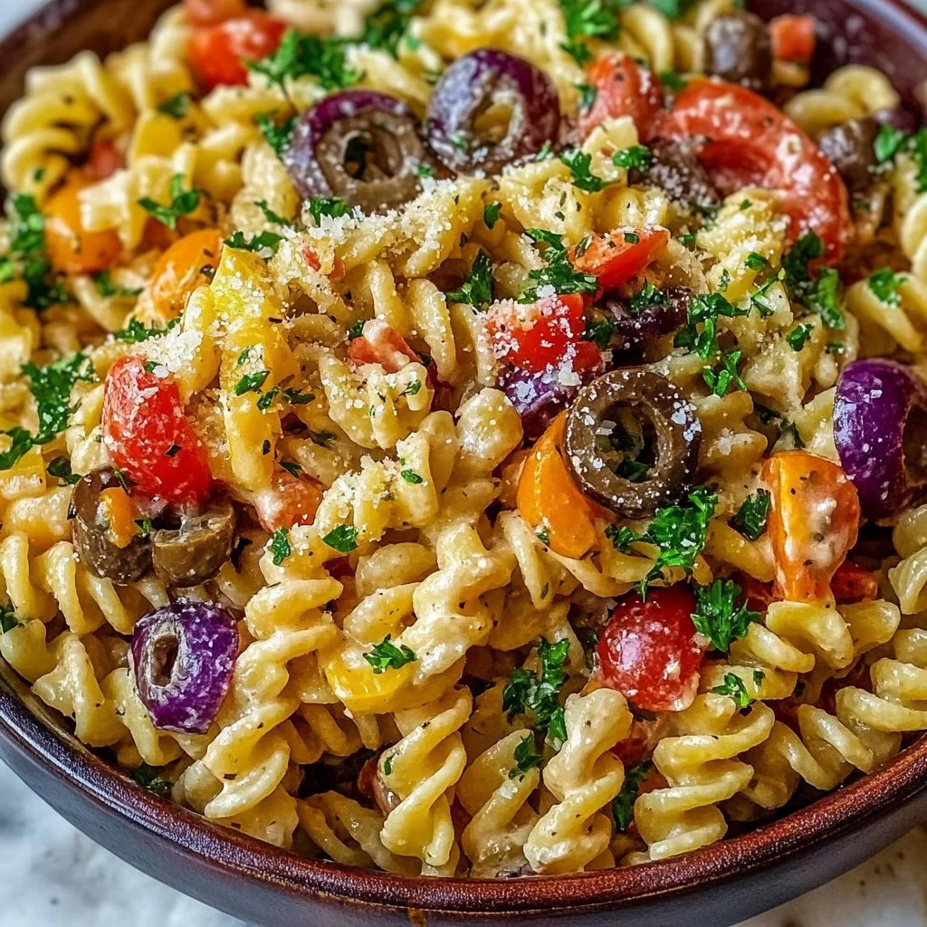 Olive Garden Copycat Pasta Salad