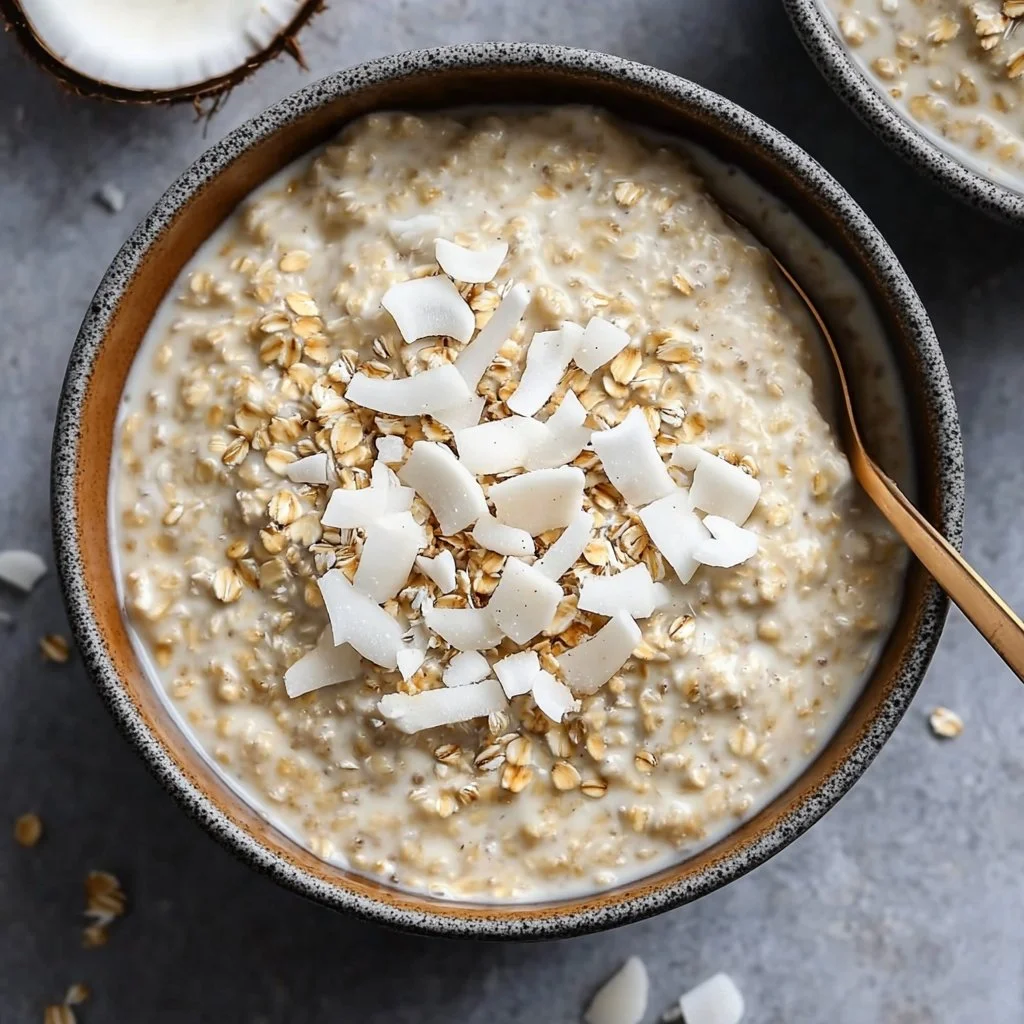 Coconut Cream Pie Overnight Oats