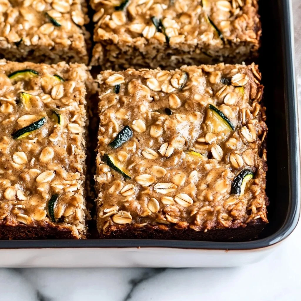 Peanut Butter Zucchini Bread Baked Oatmeal