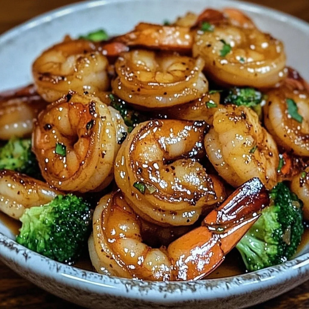High-Protein Honey Garlic Shrimp