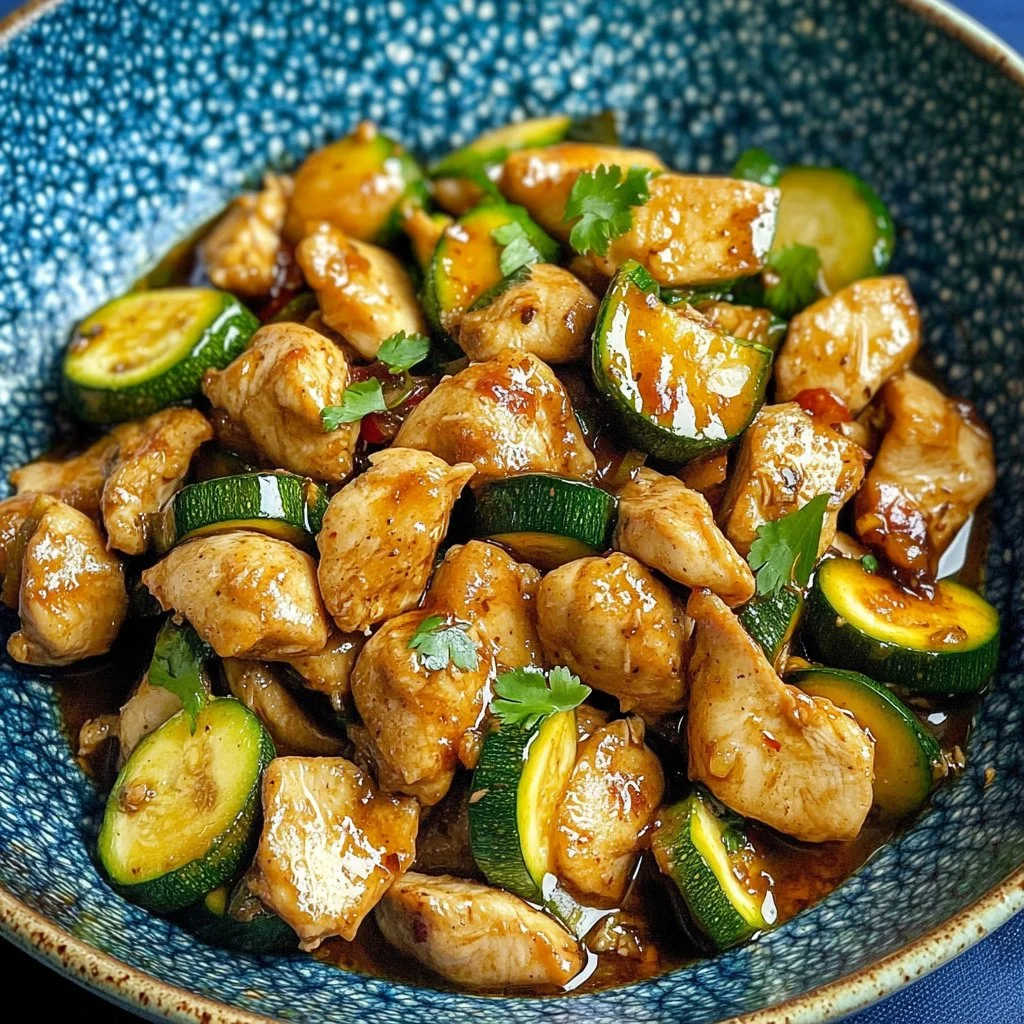 Chicken Zucchini Stir Fry