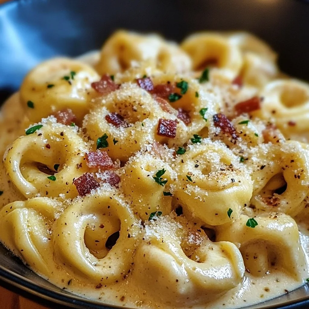 Creamy Tortellini Carbonara