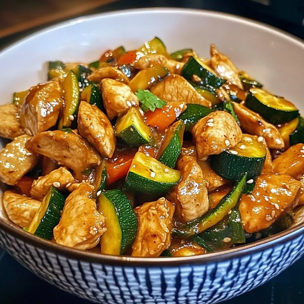 Chicken Zucchini Stir Fry