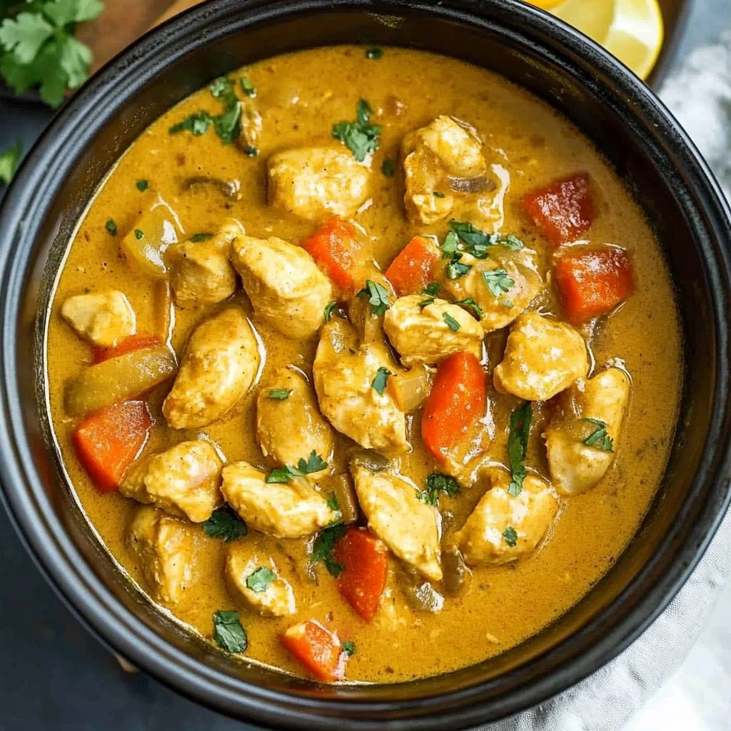 Slow Cooker Coconut Curry Chicken