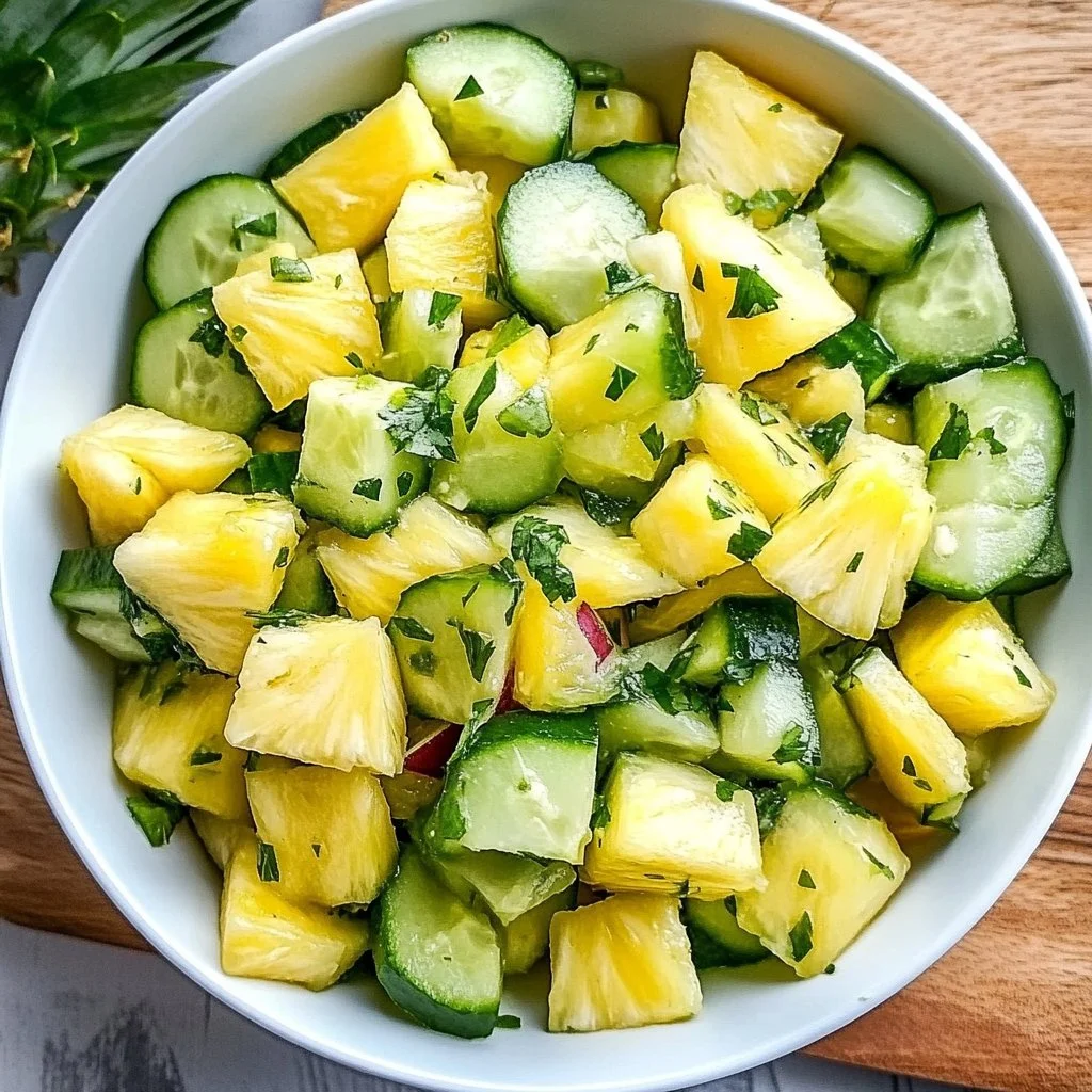 Pineapple Cucumber Salad