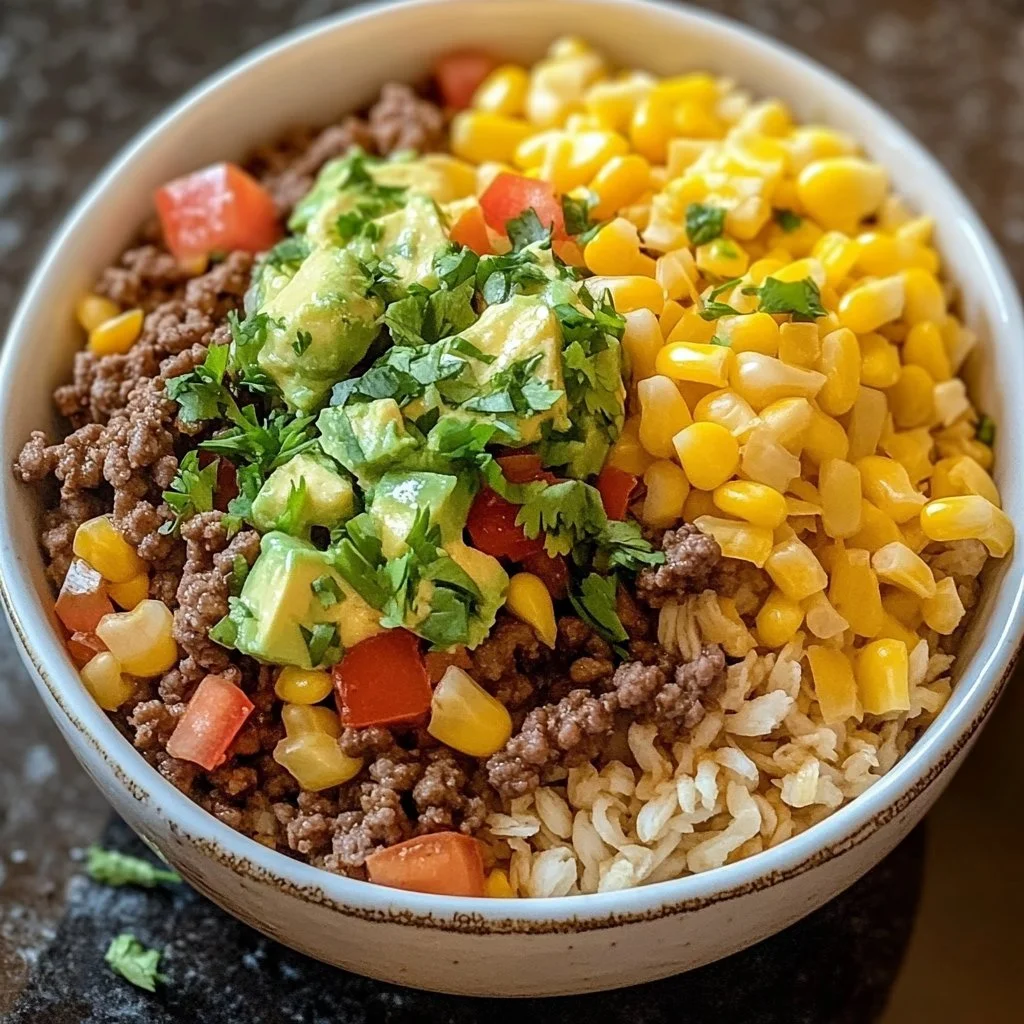 Ground Beef Burrito Bowl
