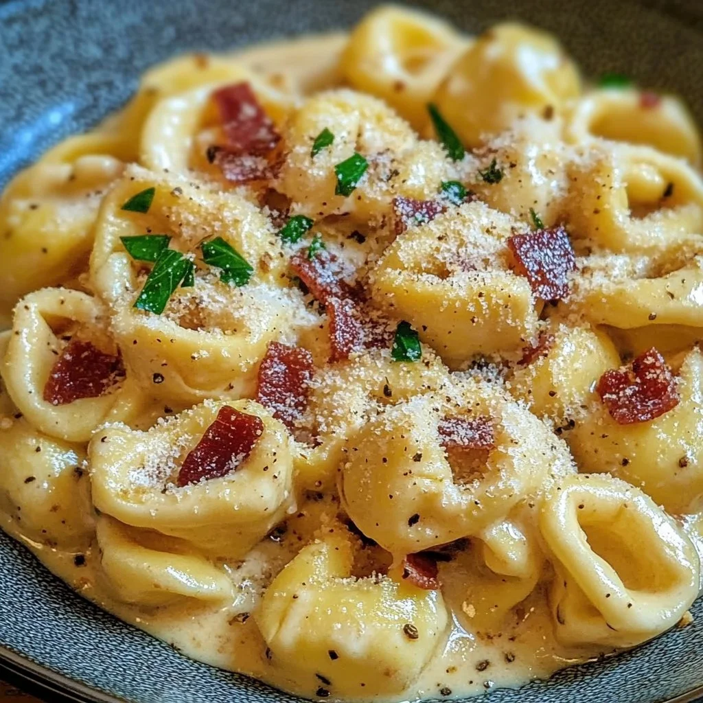 Creamy Tortellini Carbonara