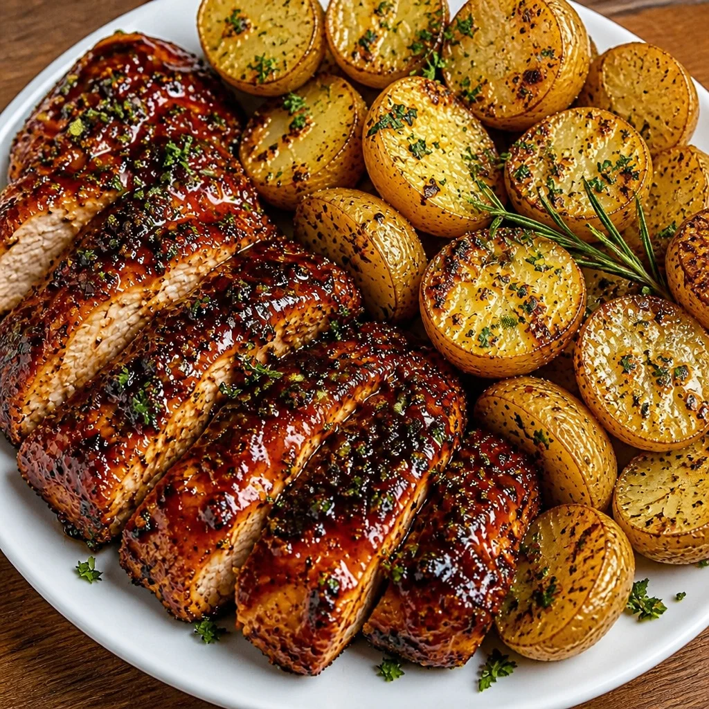 Honey BBQ Chicken Potatoes