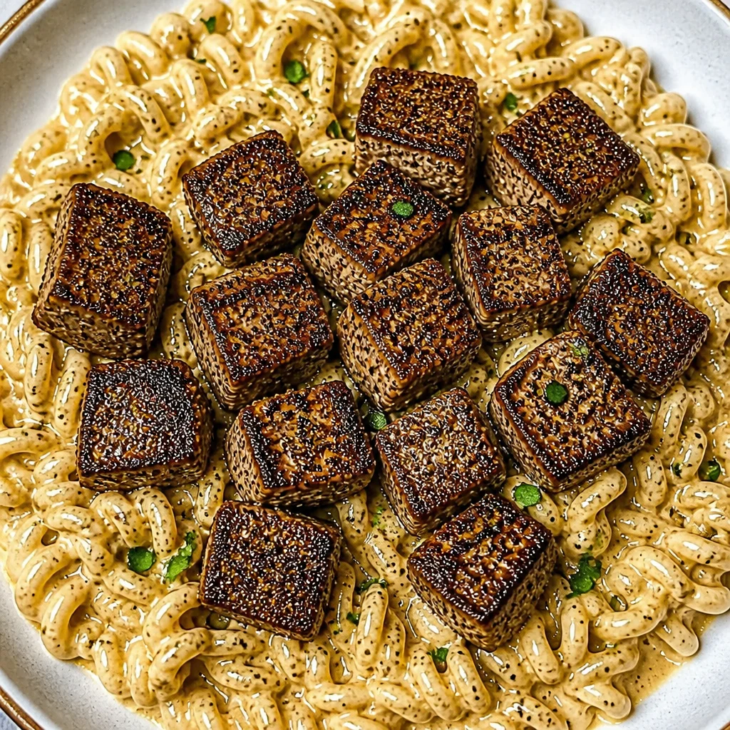 Creamy Garlic Butter Steak Bites with Spicy Cajun Alfredo Twisted Pasta