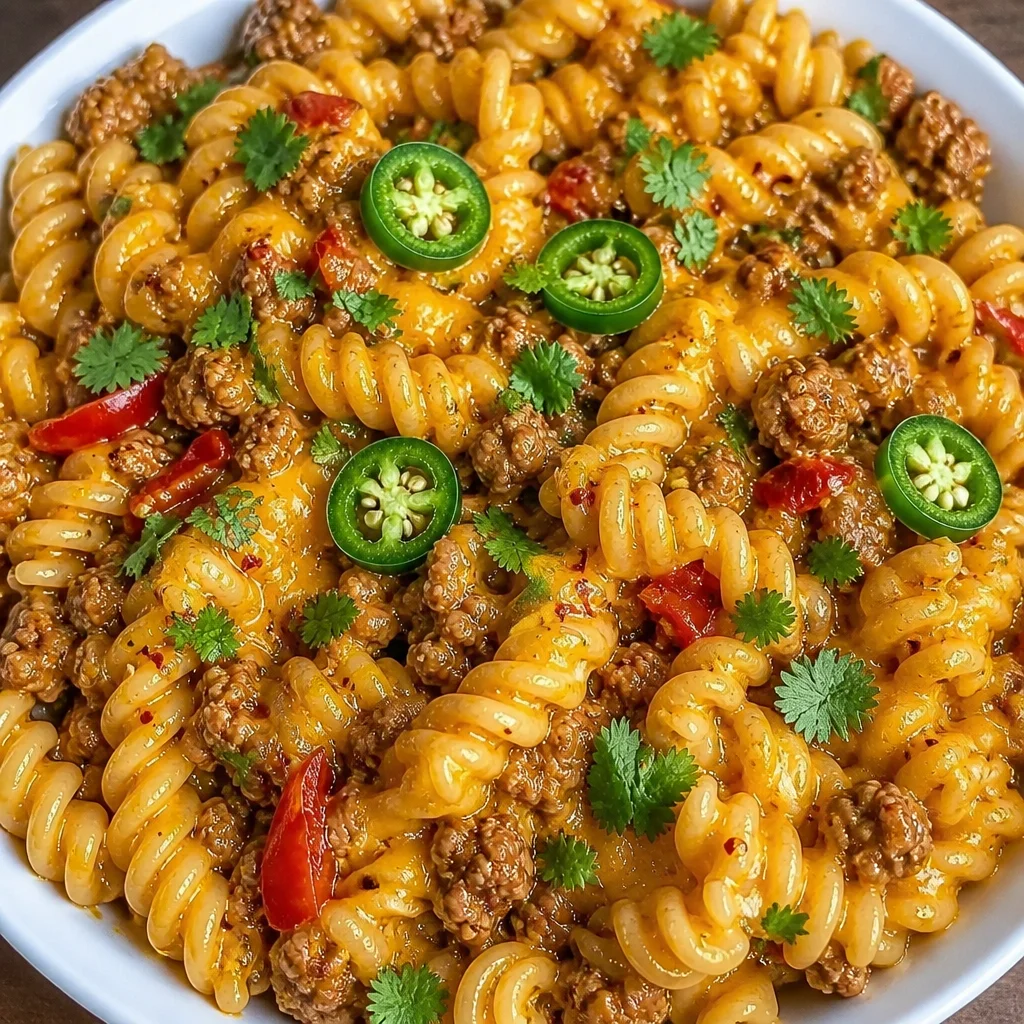 Quick Cheesy One-Pot Taco Pasta