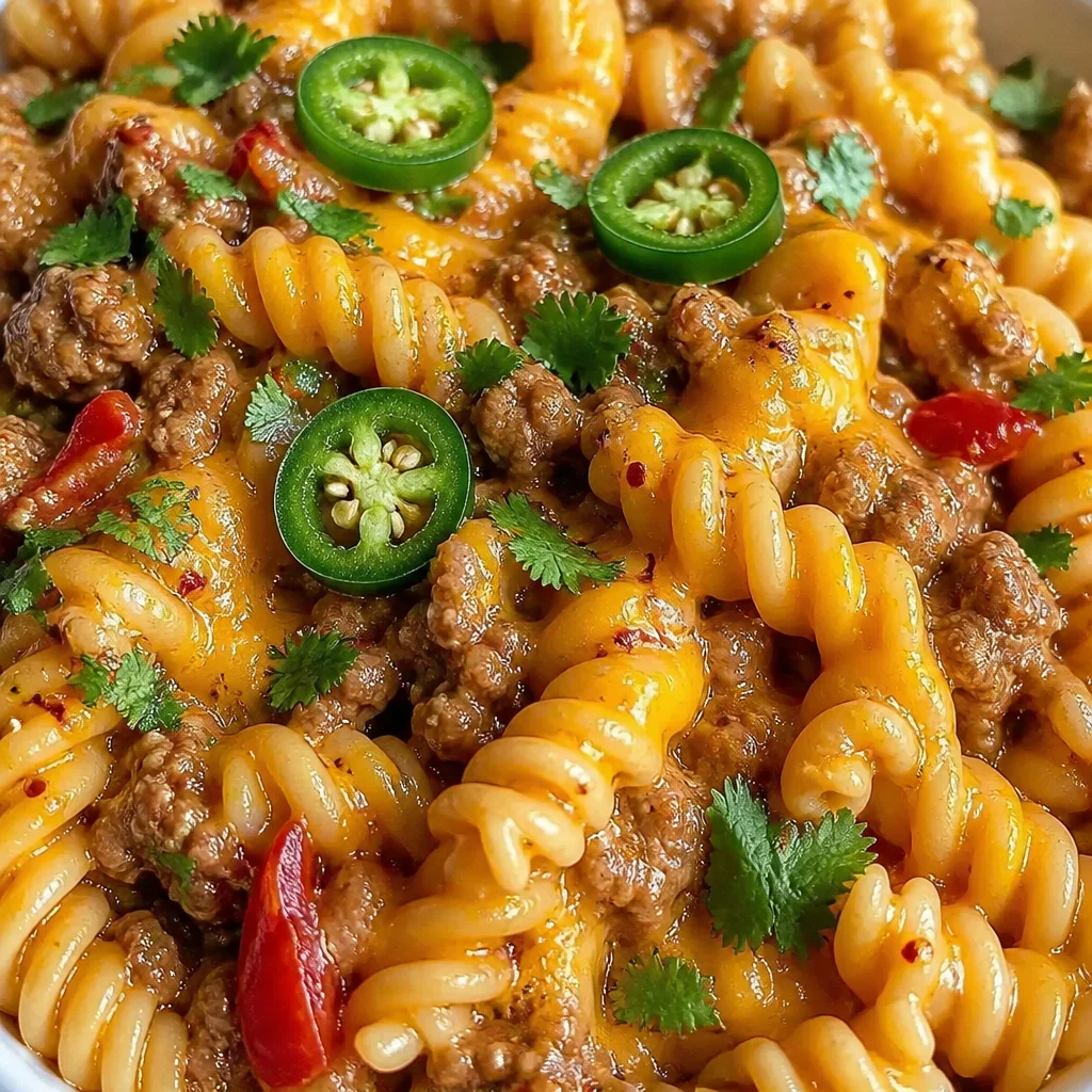 Cheesy Taco Pasta Delight