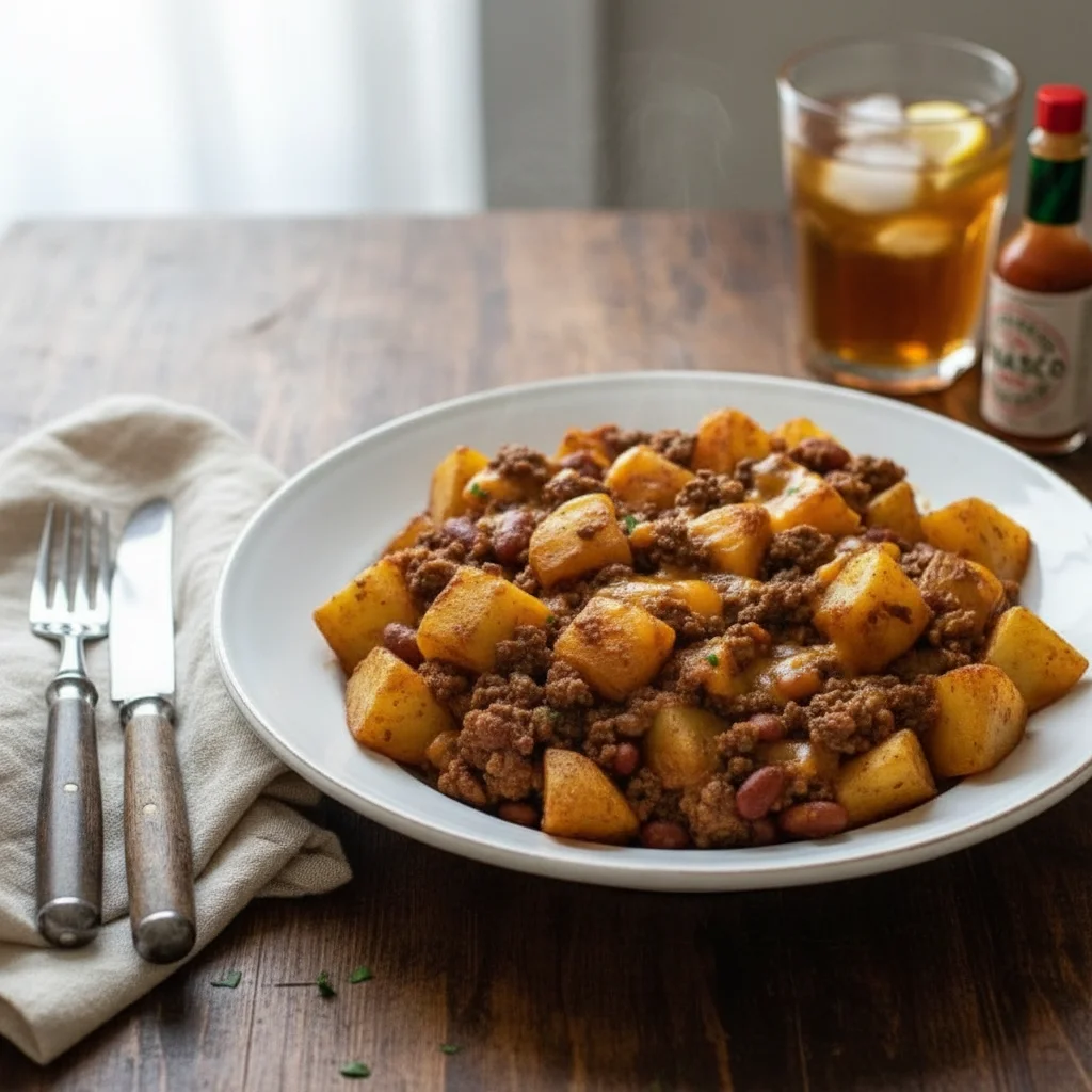 Slow Cooker Cowboy Casserole