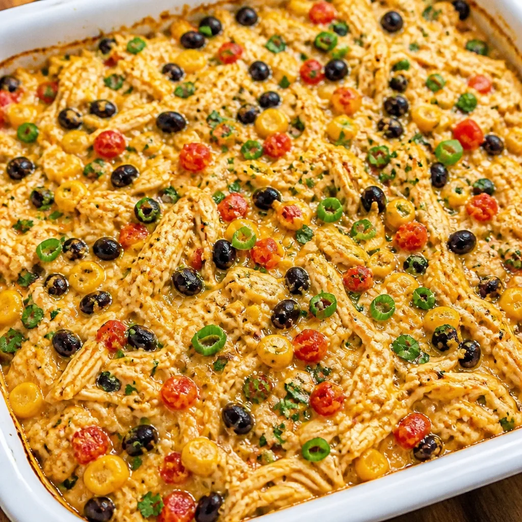 Chicken Burrito Casserole