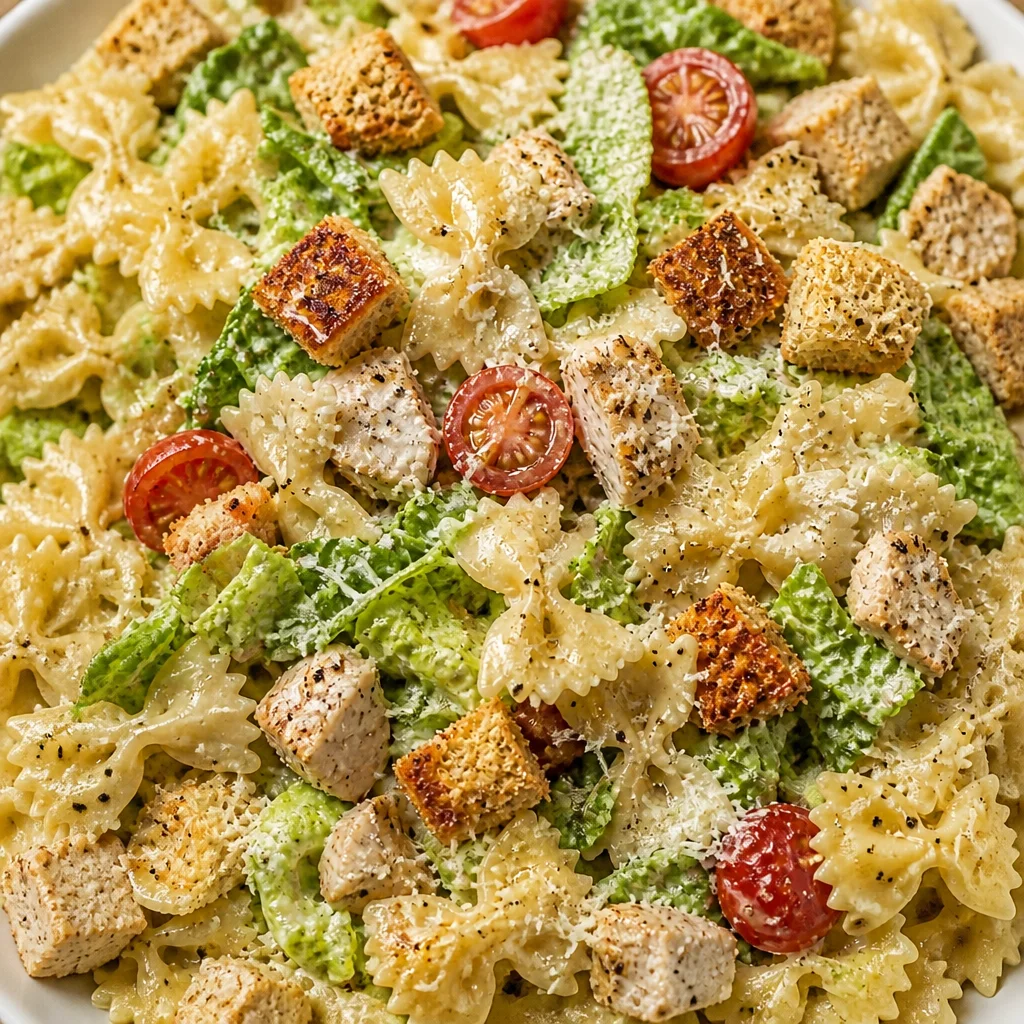Chicken Caesar Pasta Salad
