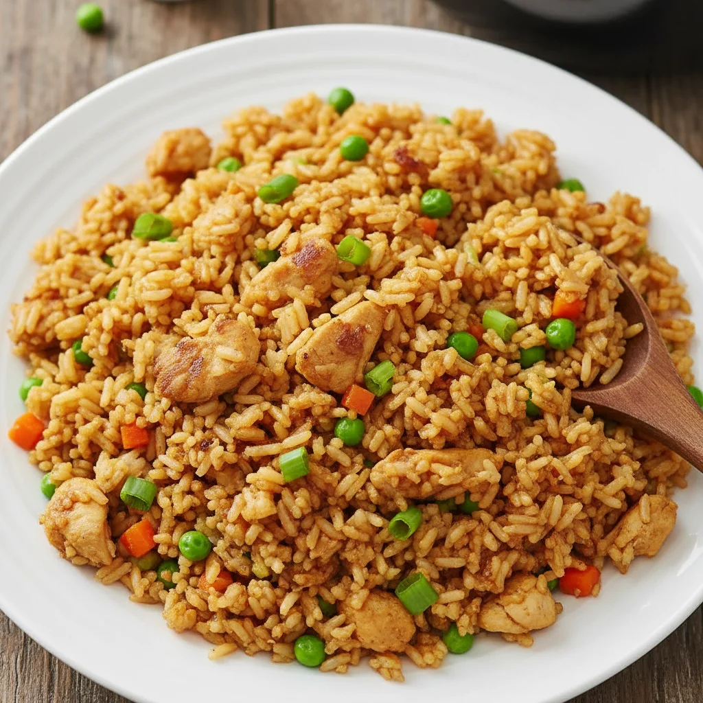 Crispy Chicken Fried Rice