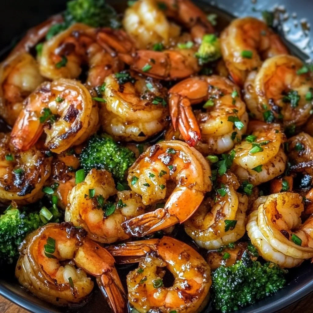 Honey Garlic Butter Shrimp