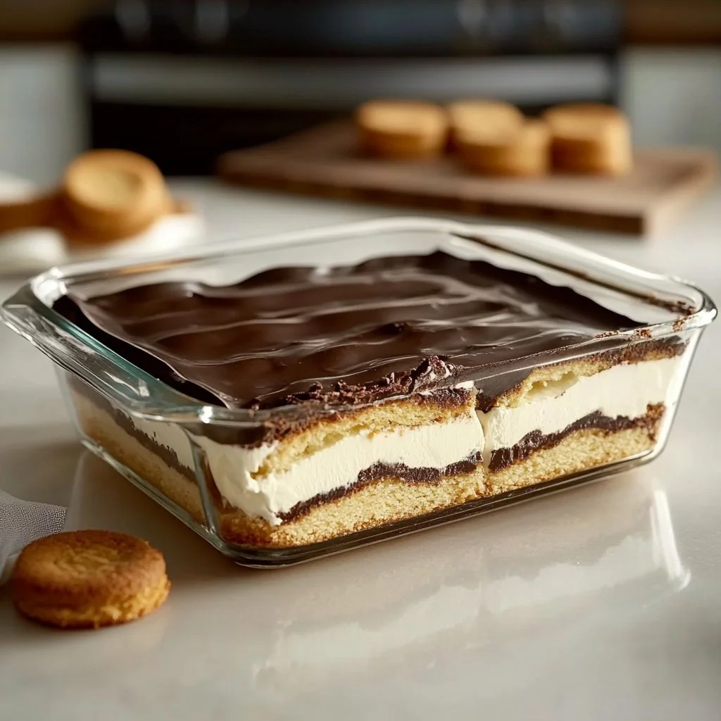 No-Bake Chocolate Eclair