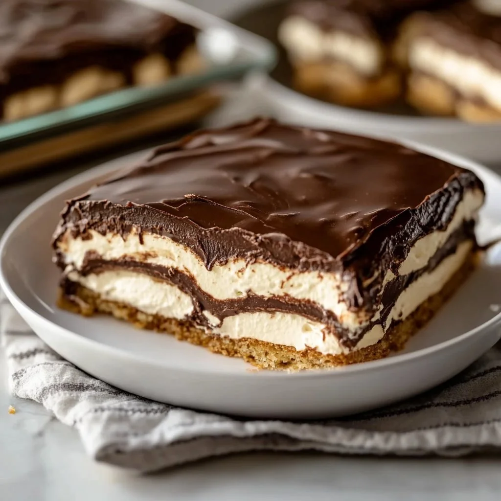No-Bake Chocolate Eclair Dessert