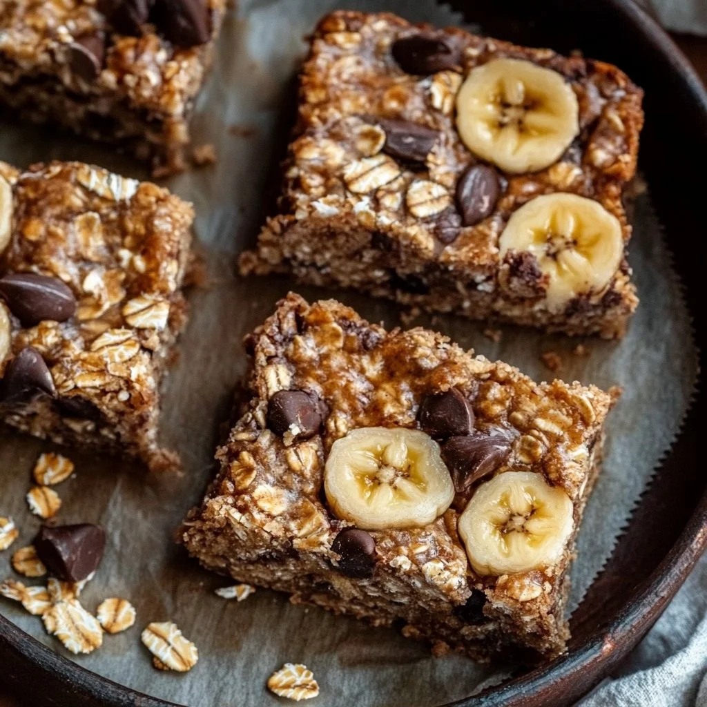 Banana Oatmeal Bars