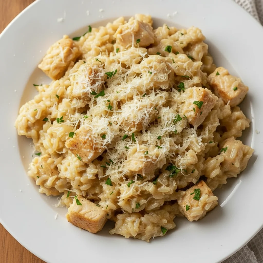 One-Pot Garlic Parmesan Chicken and Rice