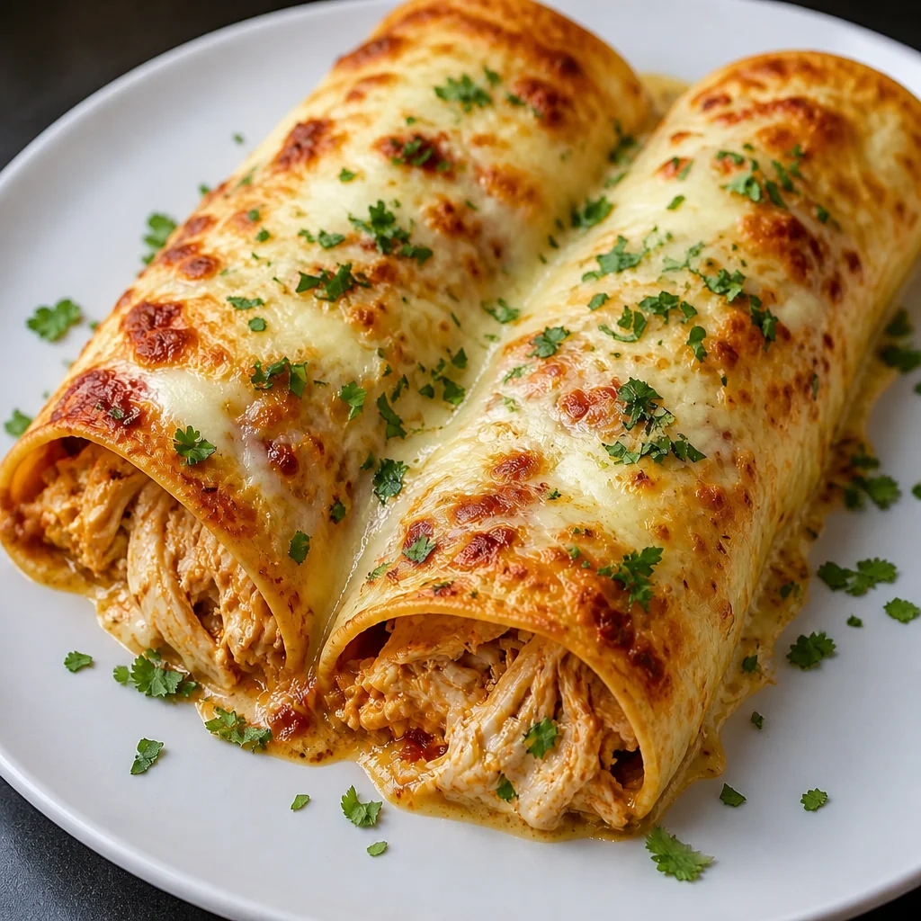 Quick &amp; Healthy Chicken Enchiladas High Protein