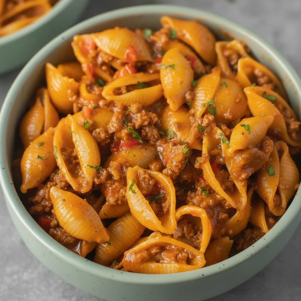 High Protein Taco Pasta
