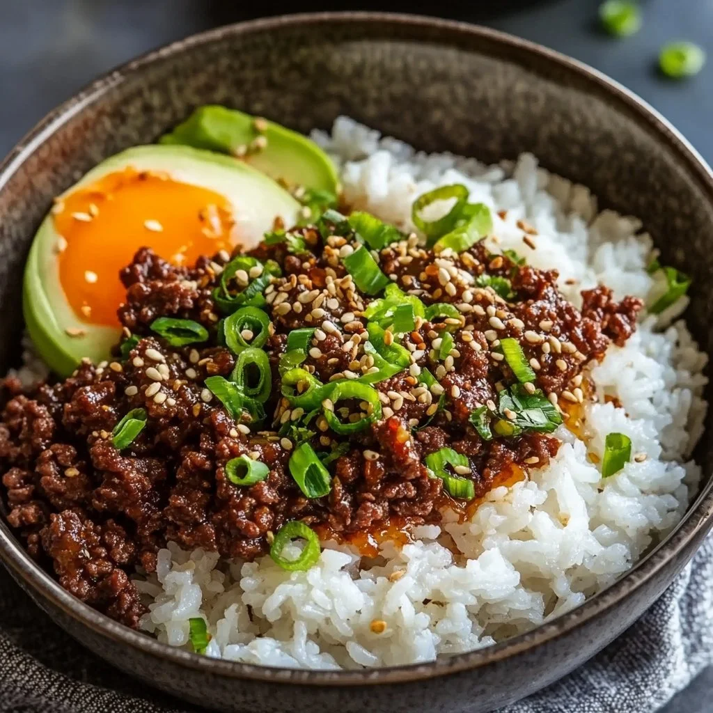 Korean Ground Beef Bowl